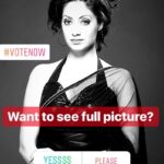 Gurleen Chopra Instagram - // Vote now if you want to see full pic. Steps- watch my story and answer the pole. ♥️ #Saree #GurleenChopra #GameOver #GameOver2017 #Black