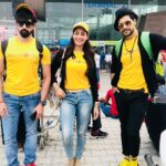 Gurleen Chopra Instagram - Sanaya is all set for #gameover promotions in #lucknow Are you guys Joining me? . . . #movies #airport #lucknowdiaries #ootd #potd #game #over #bollywood #actress #indian #love #fun #promo #november Chaudhary Charan Singh International Airport