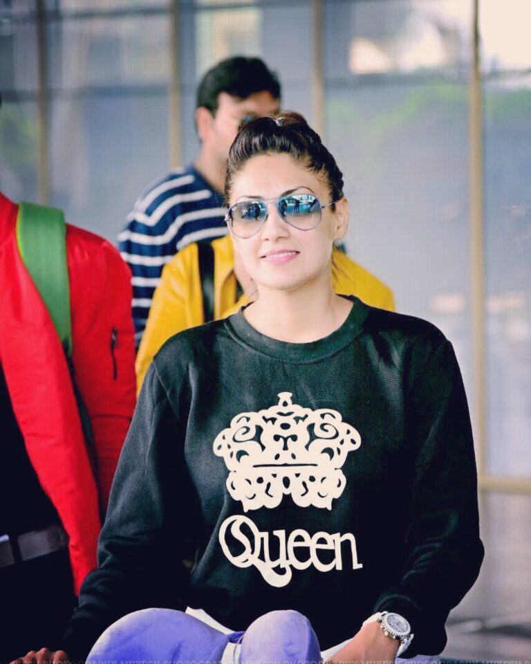 Gurleen Chopra Instagram - Ahemdabad International Airport