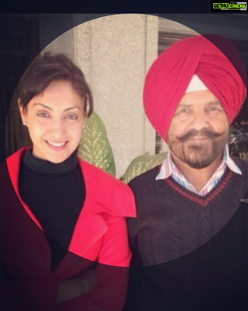 Gurleen Chopra Instagram - The greatest gift I ever had came from god. I call him DAD..... happy Father's Day 👨👧.....