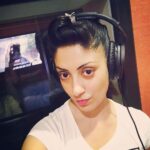 Gurleen Chopra Instagram - Busy dubbing for my next Bollywood 🎥 film 🎧🎧🎧🎧