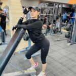 Gurleen Chopra Instagram – WORK HARD & BE PROUD 🦵 DAY 🏋️‍♀️… Waves Gym