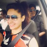Gurleen Chopra Instagram – On d way to Ramleela show day 4…..