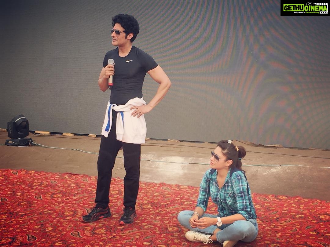 Gurleen Chopra Instagram - Gagan Malik playing shri ram