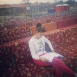 Gurleen Chopra Instagram - Rehearsal at Lal keela
