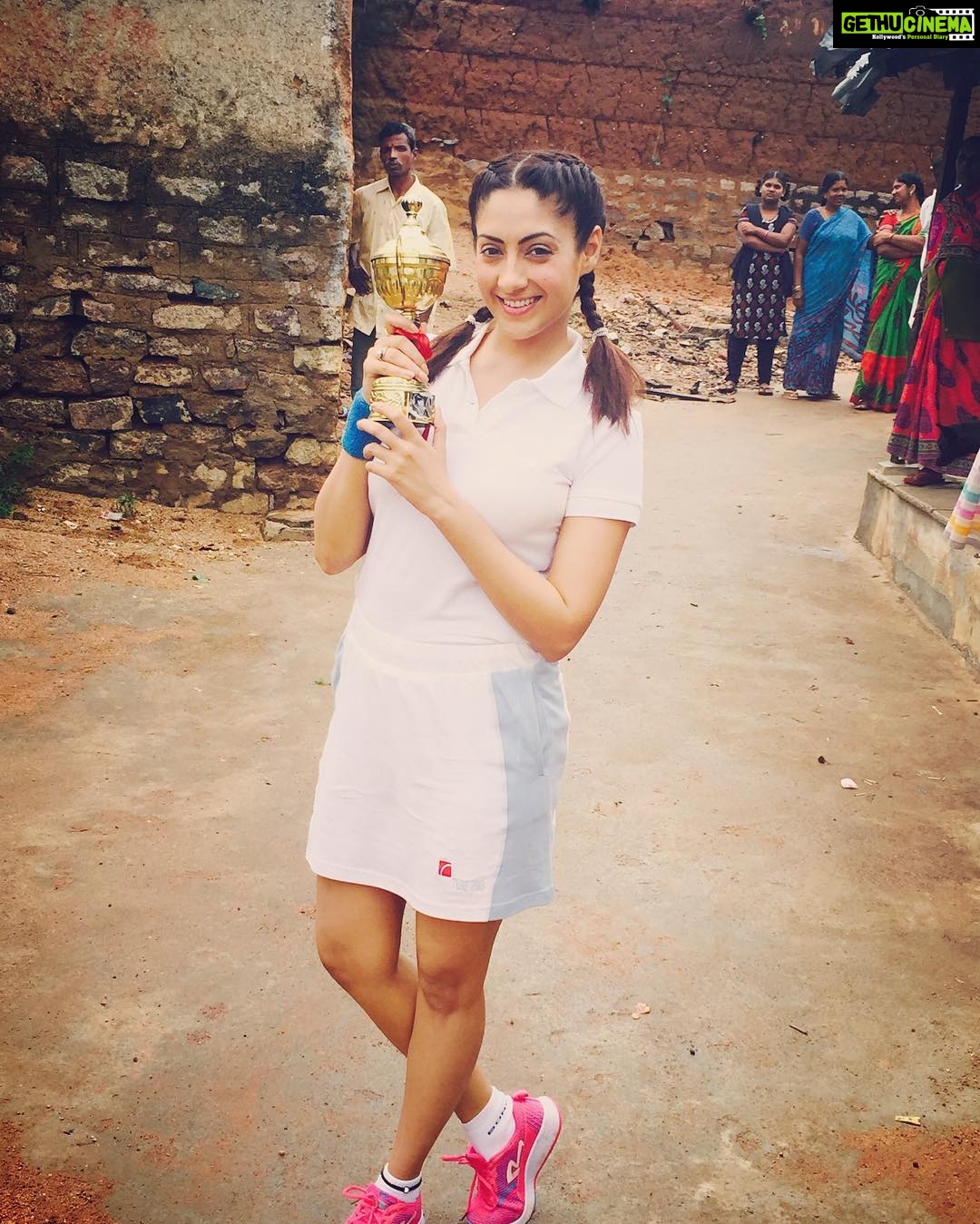 Gurleen Chopra Instagram - Telugu movie shoot