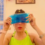 Gurleen Chopra Instagram - EYE COOL MASK