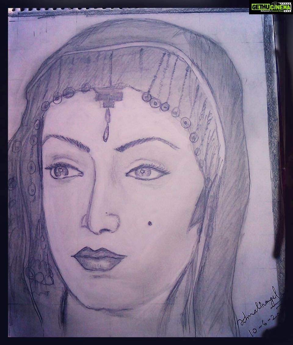 Gurleen Chopra Instagram - V nice sketch drawing by my fan gurjagdish singh manginangal.....thank you soo much dear 🙏🏻🙏🏻🙏🏻🙏🏻🙏🏻🙏🏻