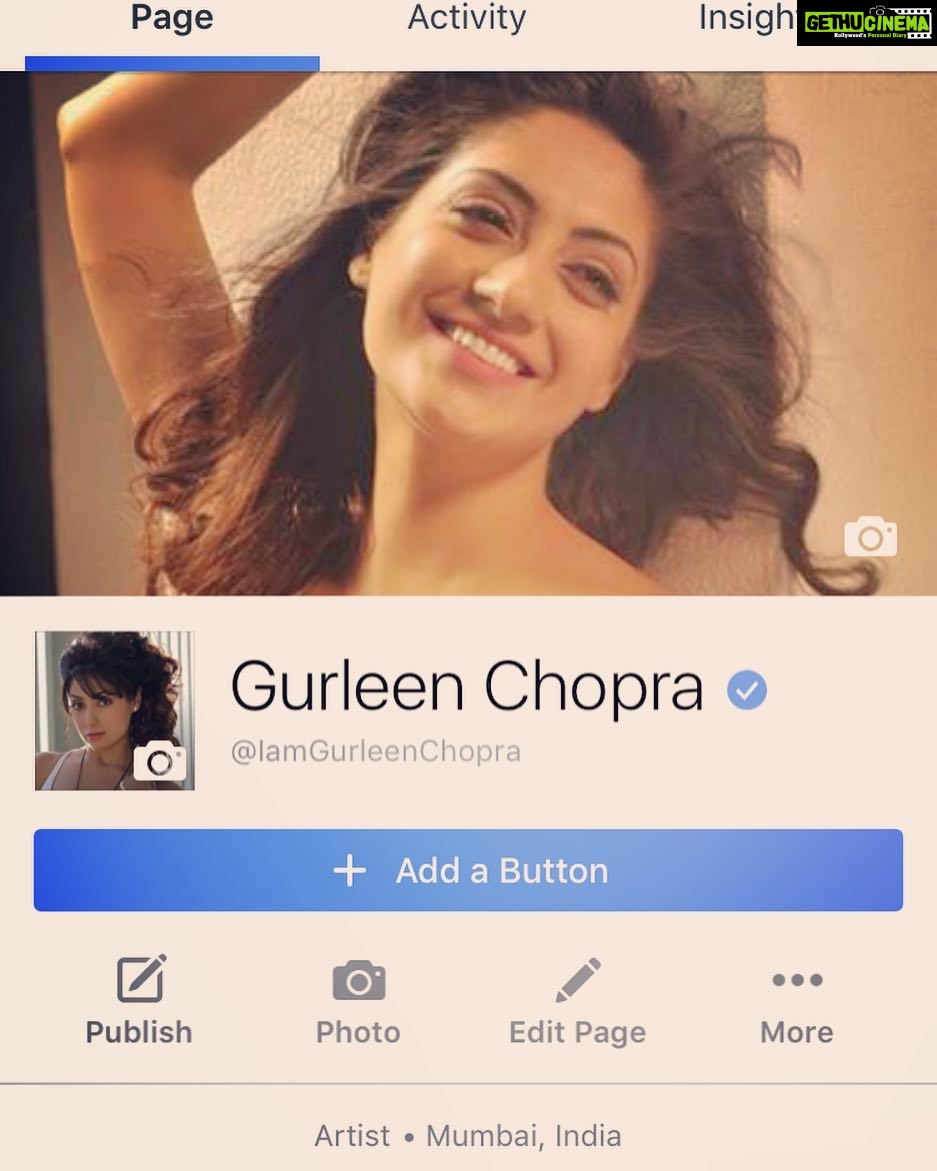Gurleen Chopra Instagram - Hii friends... hope all is well with you all and I love and adore you all Dil se. Now your favourite star Gurleen Chopra's facebook page is official. Please do follow me on this page leaving your best wishes, sweet messages and meaningful comments here only, I thank you all for being such a sport, loving, caring and supportive friends. I promise all you kind souls as my friends and fans that you hv always been in my prayers and thoughts, bcuz without you I am nothing. I thank you once again for being there for me as ever as I felt your need... love GC.