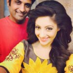 Gurleen Chopra Instagram - Man behind my looks ( makeup man) Kalpesh joshi