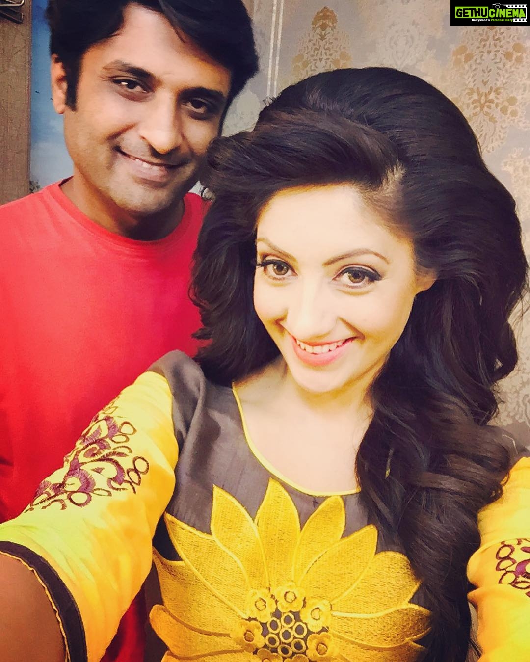Gurleen Chopra Instagram - Man behind my looks ( makeup man) Kalpesh joshi