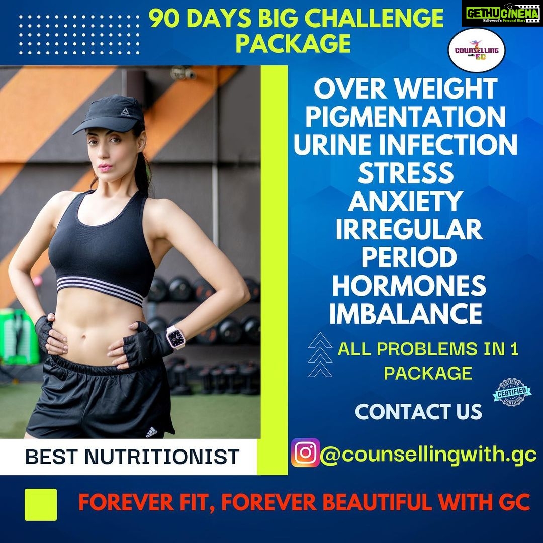 Gurleen Chopra Instagram - ONLY 90 DAYS TO GET FIT FROM FAT & A NEW YOU π GC HOME MADE CURES YOUR FULL BODY HEALTH ISSUES! β
GC MAGICAL HOME MADE DIET IS YOUR ONLY STOP for all health problems! β¨ . CONTACT TEAM @counsellingwith.gc @igurleenchopra . . . . . . . . . . . . . #fullbodypackage #homemadediet #healthybody #heathydiet #bestnutrition #womenhealth #homemadedietpackage #homemaderemedies #90dayschallange #3monthschallange #acnetips #fatlosstips #thyroidtips #anxietyawareness #dailydietchart #transformation #obesity #obesitytips #nojunk #bestnutritionist #motivationalquotes #motivation #counsellingwithgc #igurleenchopra #youtubeimgc