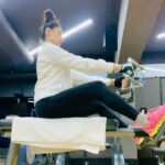 Gurleen Chopra Instagram – ONE ARM ROW & SITTED ROW Mumbai, Maharashtra