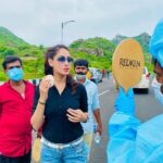 Gurleen Chopra Instagram - Har insaan da thx karna chaida jo tuanu sohna dikhaunde a jive ki make-up vale 🙏🏻 ( shooting di ik yaad ) Kondaveedu Fort