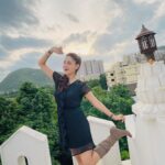 Gurleen Chopra Instagram – Mainu pyar hai rab Di banai har Khoobsurat cheez nal te mainu acha lagda kudrat nal gallan Kar k time spend Kar k 🌈☀️🌦🎨🏖🏔🏕… ( aasmaan mountains 🌲 trees greenery Shanti & beautiful 🌅 sunset dekho hor ki chaida hunda ? )