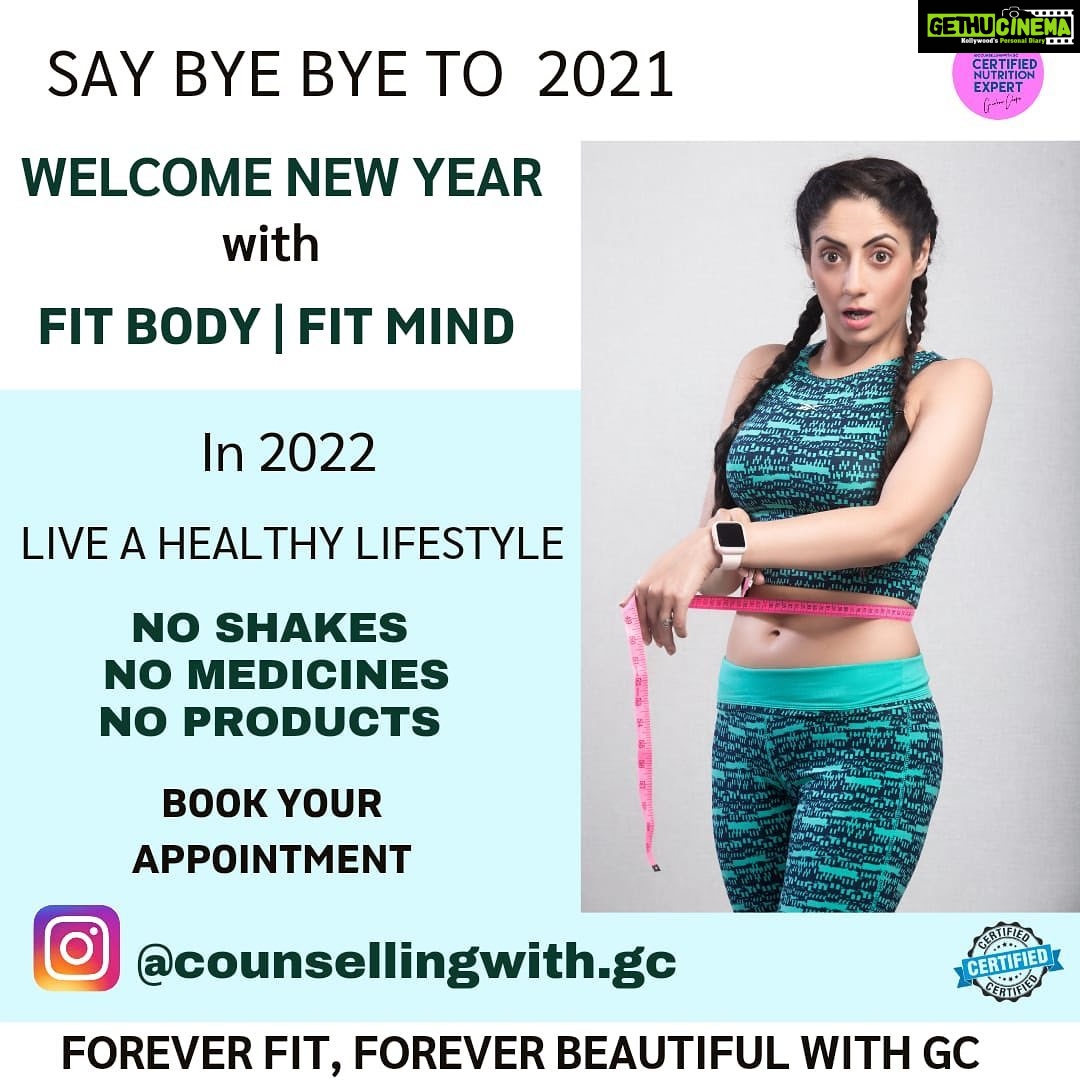 Gurleen Chopra Instagram - IT'S TIME TO SAY BYE BYE TO EVERY UNHEALTHY HABIT AND WELCOME A FIT AND FRESH NEW BODY! . TRANSFORM YOURSELF WITH GC HOME MADE DIET ๐NO PILLS ๐NO SHAKES . 100% RESULTS GUARENTED! . CONTACT TEAM @counsellingwith.gc @igurleenchopra . . . . . . . . . . . . . . #newyear #newyear2022 #newyearnewme #newyeartransformation #newyearquotes #newyearfitness #newyearbody #fitnessgoals #fitbodygoals #fitnesschallange #newyearchallange #dailyfitness #newyearresolution #counsellingwithgc #igurleenchopra