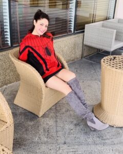Gurleen Chopra Instagram - No one can love me like You do... 🤘🏻❤️💋 ( spider woman )
