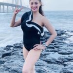 Gurleen Chopra Instagram - Beach Babe 👙🏖️ .. .. Ruffle Bodysuit from @shein_in To buy this search 355827 on #shein website or copy paste this link 🔽 http://shein.top/hwlggv4 My special code is GurlenQ3 which will get you 10% extra discount. 🎁 . . . . . . . . #bikini #bikinigirls #bikinibabe #hotbikiniheaven #cutebikini #sealink #hotty #dropdeadgorgeous #sexy #sexybabe #bollywoodhotness #bollywoddactress #gurleenchopra #gorgeous Bandra–Worli Sea Link