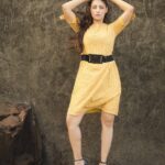Gurleen Chopra Instagram - I know looks aren't everything, but I have them just in case 💁🏻‍♀☺ 👗 @afamado_style 📸 @rishabhwalia5 Styled by @white_entelope . . . . . . #afamado #afamadostyle #cutegirls😘 #hot #indianactress #bollywood #bold #boldandthebeautiful #beautiful #yellow Bandra Mumbai India