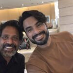 Guru Somasundaram Instagram - In Mumbai with super hero #tovinothomas #minnalmurali #netflix #tudum