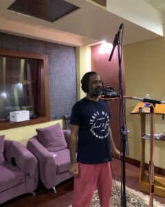 Guru Somasundaram Instagram - #anneyoruvilambaram Minnal Murali dubbing in kochi