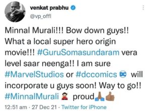 Guru Somasundaram Instagram - Thank u venkatbprabhu sir.. and thanks for maanadu 😍😍💐💐👍🏾@venkat_prabhu