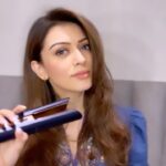 Hansika Motwani Instagram - New hair care partner: Easy to use #Dyson cord- free hair straightener. 💁 I am so relieved to find a straightner which does 50% less hair damage ✨ @dysonindia @thesocialvirus.in #DysonIndia#DysonHair#DysonCorrale#gifted