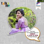 Hariprriya Instagram - Hey guys, You can #Talk2Me today from 4 - 5 PM!! Dial me on 5050533 from your #Airtel numbers 😇