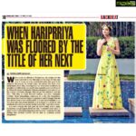 Hariprriya Instagram – Hey ppl, here r some amazing write-ups about my new movie “Kannad Gothilla” by Prajavani, Vijayavani, Udayavani , Vijaya Karnataka, Bangalore Times and Indian Express ❤  Kannadaprabha carries a wrong title 😰 This is definitely not a horror movie but thanks for the article 🙂