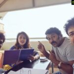 Hariprriya Instagram - Script reading session for #Bellbottom 😇 Much fun working on d 80’s script ❤️