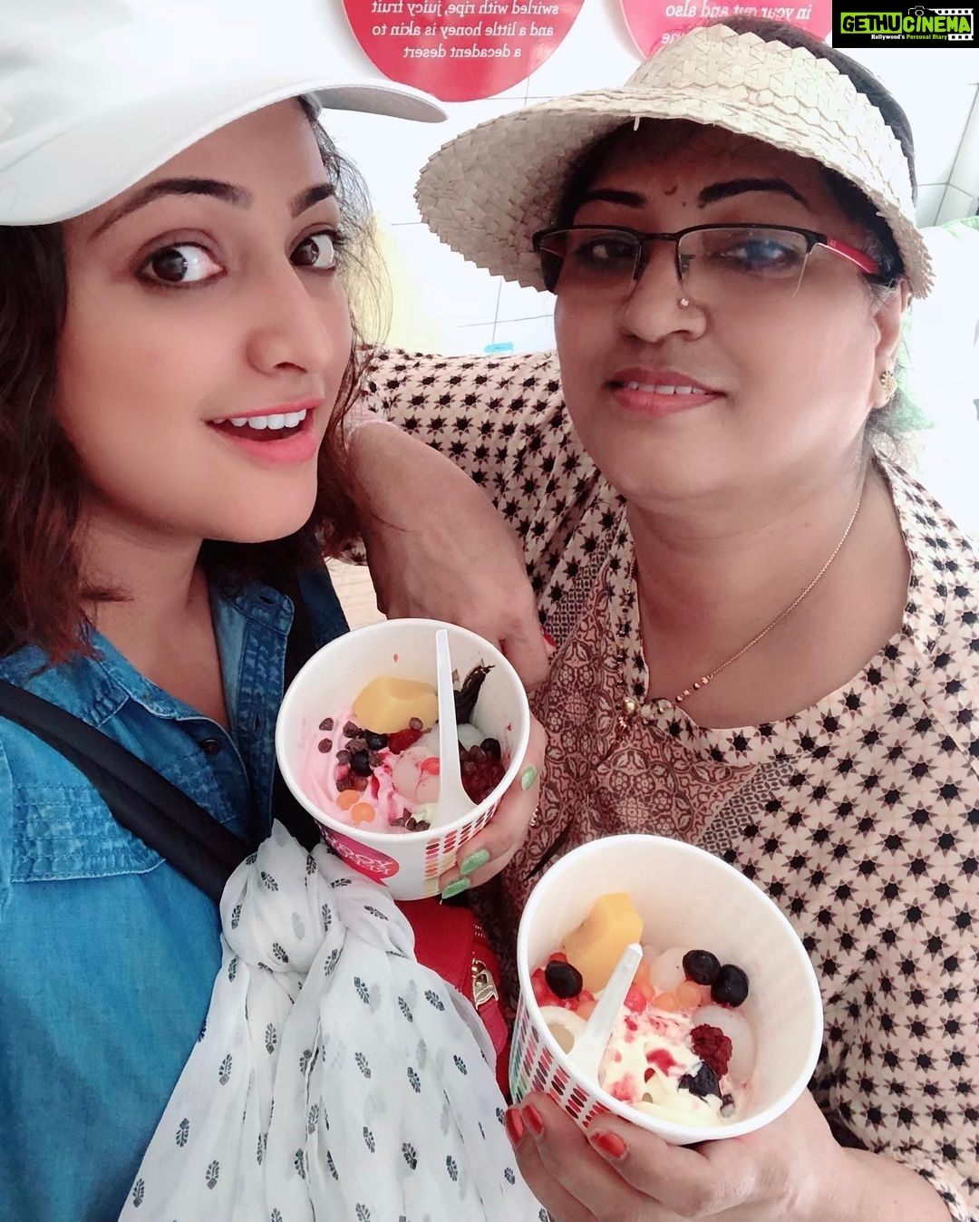 Hariprriya Instagram - The world knows what you mean to me, my mentor, my guide, best friend, soul sister, travel partner, partner-in-crime, tattoo partner.. You're the best 🥰 I am small piece of what you are.. Thank you for all the values you instilled in me. Love you and happy Mother’s Day to you and all the wonderful mothers out there! ❤️❤️ Sample of how I irritate my mom.. Coming soon. Stay tuned! 😜 Swipe left for more pics 👉 #MothersDay #mothersday2021