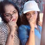 Hariprriya Instagram - The world knows what you mean to me, my mentor, my guide, best friend, soul sister, travel partner, partner-in-crime, tattoo partner.. You're the best 🥰 I am small piece of what you are.. Thank you for all the values you instilled in me. Love you and happy Mother’s Day to you and all the wonderful mothers out there! ❤️❤️ Sample of how I irritate my mom.. Coming soon. Stay tuned! 😜 Swipe left for more pics 👉 #MothersDay #mothersday2021