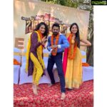 Hariprriya Instagram - Here are some pics from the launch of BELL BOTTOM - 2 (The curious case of CHENDOOVA)🤩❤️. Thank you @puneethrajkumar.official Sir for gracing the function!😍 Need all your wishes and prayers ppl 😇🙏🏻 #Bellbottom #bellbottom2 @rishabshettyfilms @jayannajayathirtha @hope.tanya