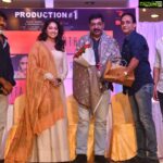 Hariprriya Instagram - Another exciting project lined up!! 😍 Here are pics from the recent launch of one of my upcoming films tentatively titled 'Production No. 1'- starring @diganthmanchale , @imsimhaa and myself!! 😇 Directed by Ashok Teja and Produced by Rajesh Agarwal and Jayaprakash Rao. Will start rolling soon 🎥 Can't wait to join the team! 😇 pics by @chitrataramanu 😎