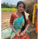 Hariprriya Instagram - The love of nature is a common language and everyone can understand once you get acquainted with it ❤️ Elegant Costume by 😍 - @prathikshadesignhouse Beautiful Jewellery by 🤩 - @kiran_bridal_jewellery #MondayThoughts #NatureLover #VillageVisit #ShootLife