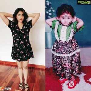 Hariprriya Instagram - Don’t ever let the child in you die 👻🤓🤪 #childhoodposechallenge #helostar #hariprriya #helokannadaofficial