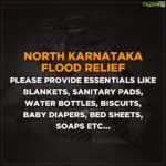Hariprriya Instagram – Hey ppl, me and my friends r loading all the essentials into a vehicle, today evening around 4Pm. If any of you want to join hands with us to support North Karnataka, pls come and deliver the essentials. 
Place – 2nd main, Ramarao layout grounds, Katriguppe, Bangalore – 560085. Near reliance trends.
Time – Around 4 pm 
Contact – 7892816210 (Vivek)
Vehicle – KA03MC3712 (Mahendra)