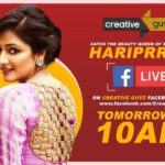Hariprriya Instagram – Hey guys 🙋🏻‍♀ Will be coming live on @creative_guyz FB page tomorrow at 10 AM! ☺ 
Let’s talk about #Soojidhara 😍 which is releasing this May 10th 😇 
Keep your questions ready! 😎