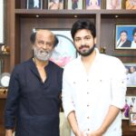 Harish Kalyan Instagram – ஒரே சந்திரன் ஒரே சூரியன் ஒரே சூப்பர்ஸ்டார். தலைவரிடம் ஆசி பெற்றபோது ! A moment to be cherished for the remaining of my life. Thank you @rajinikanth sir. @isanjaybharathi @markandeyandevarajulu