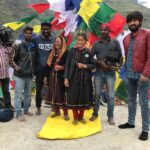 Harish Kalyan Instagram - One of a kind experience it was ! #IRIR shoot days in #ladakh #ladakhdiaries #behindthescenes Will upload more videos soon !! I look so alien as #Gautham but now i miss being Gautham! Your #IspadeRaja