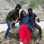 Harish Kalyan Instagram - One of a kind experience it was ! #IRIR shoot days in #ladakh #ladakhdiaries #behindthescenes Will upload more videos soon !! I look so alien as #Gautham but now i miss being Gautham! Your #IspadeRaja