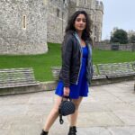 Harshika Poonacha Instagram - While the #Queen is resting inside the #windsor #castle , The princess is posing outside ♥️♥️♥️ Awww I love #london 😍❤️ . . . . . PS : I’m freezing while I still want pictures 🙈🙈🙈 Windsor Castle