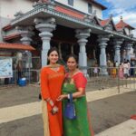 Harshika Poonacha Instagram – May lord Dharmasthala Manjunatheshwara bless you all 🙏🙏🙏 Dharmasthala, Karnataka, India