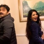 Harshika Poonacha Instagram - Entering into 2022 like this ♥️♥️♥️ Happiness ,fun and laughter ♥️ With Your favourite @singhpawan999 ji