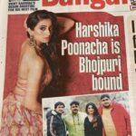 Harshika Poonacha Instagram - My life has been a rollercoaster ride since 2 years, I’ve been through many ups and downs, Mostly downs . Still not overcome my Pappa’s lose and It’s been very tough for me and mom. I’m working and I’m back to sets after 1 and 1/2 years . I thank each one of you who kept me in your prayers , and supported me during our rough times. With all your love and blessings, I’m here debuting into a new industry that is #Bhojpuri industry, Please keep your support coming 🙏 After Kannada,Tamil,Telugu,Malayalam,Kodava,Tulu,Konkani , This will be the eighth language i will be featuring into , Feels good ❤️ My heartfelt thanks to @sunayanasuresh for this lovely article, I’m seeing myself on @bangalore_times after a very long time . Well, I did not have anything great happening to share till now . Now this is a new beginning and I’ve got back to work and I feel my Pappa has become my Gaurdian Angel and will keep guarding me from now on . Once again I thank each one of you from my Family , friends and well wishers who have been there for me 🙏 London, United Kingdom