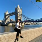 Harshika Poonacha Instagram - Did I tell you bridges make me happy ? Hey you @towerbridge , I missed you and I love youuuu❤️❤️❤️ Hello @london 🥰🥰🥰 Tower Bridge