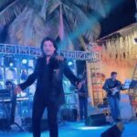 Harshika Poonacha Instagram - Enjoying the @ankittiwari concert ♥️♥️♥️ Wow, What a soulful singer 💕 Golden Palms Hotel & Spa
