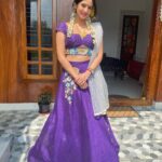 Harshika Poonacha Instagram – House warming glow ❤️❤️❤️
Thankyou to one and all for coming and blessing us 🙏🙏🙏
Wearing beautiful lehenga @sehari_priya_label 
Dupatta @saldanha_label

#Harshihousewarming #Anugraha Virajpet, India