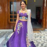 Harshika Poonacha Instagram – House warming glow ❤️❤️❤️
Thankyou to one and all for coming and blessing us 🙏🙏🙏
Wearing beautiful lehenga @sehari_priya_label 
Dupatta @saldanha_label

#Harshihousewarming #Anugraha Virajpet, India