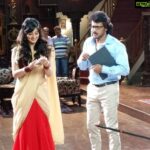 Harshika Poonacha Instagram - #Upendramattebaa #bts It was an honor to work with you @nimmaupendra sir 😇